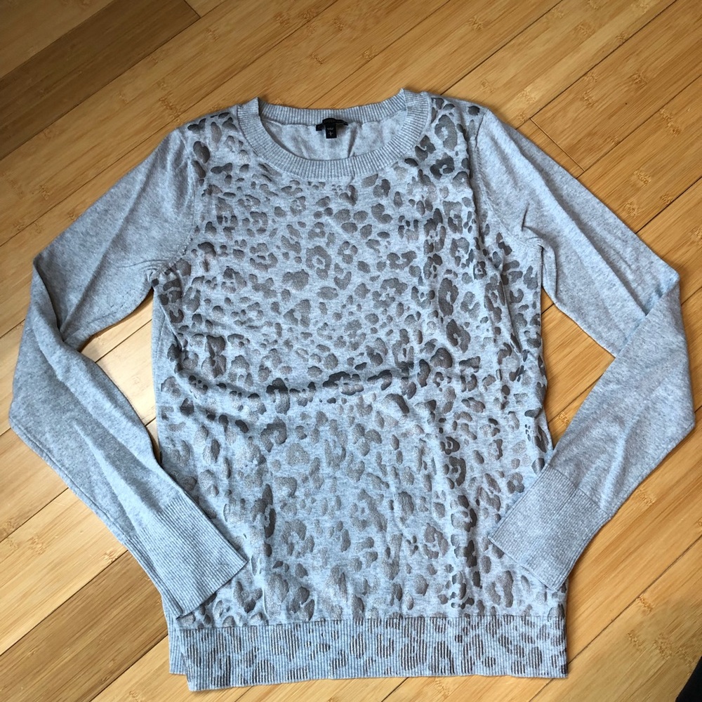 Express Sweater with Leopard detail / Large